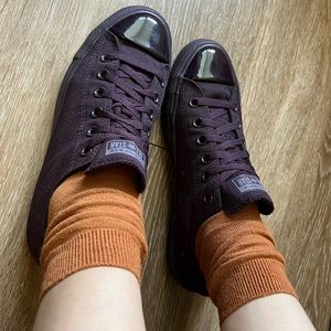 Limited edition Converse Opi in a beautiful dark purple